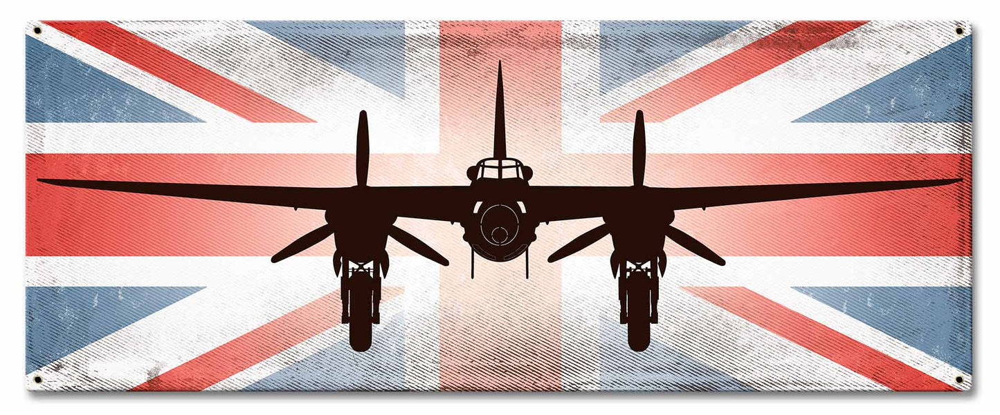 Planes Mosquito DH 98 UK Flag