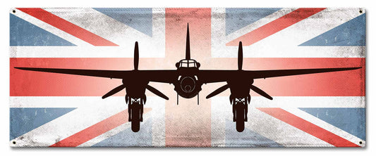 Planes Mosquito DH 98 UK Flag