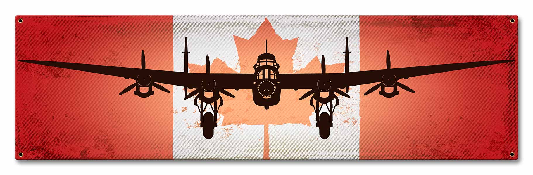 Planes Lancaster Canadian Flag