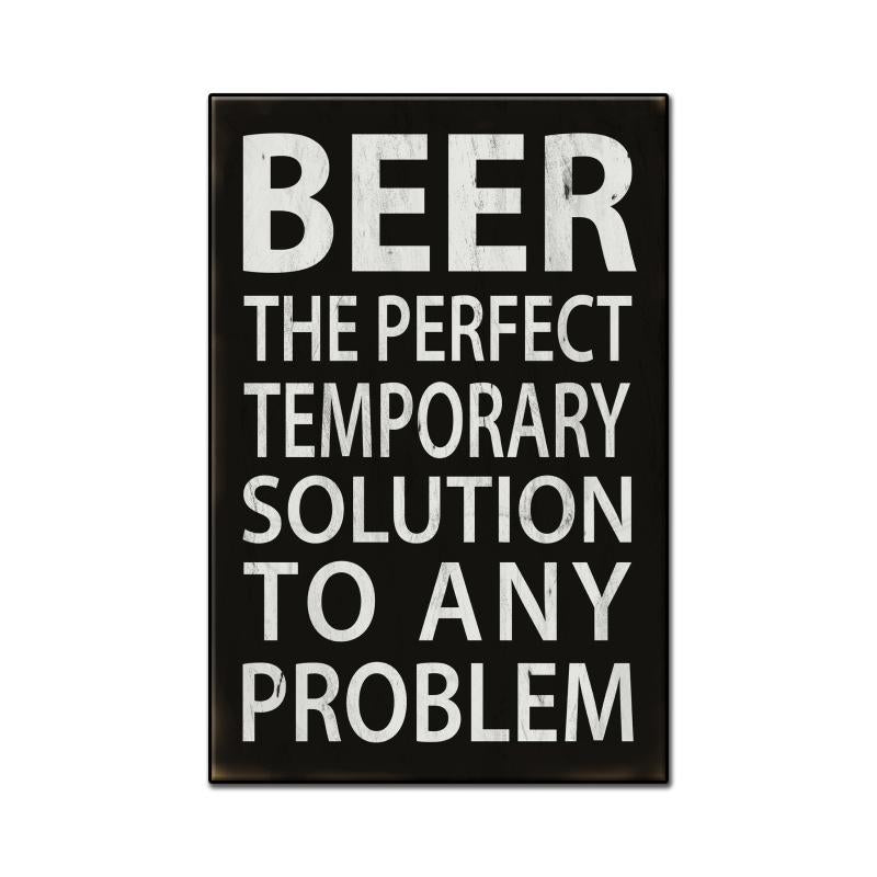 Beer, The Perfect Solution Vintage Sign