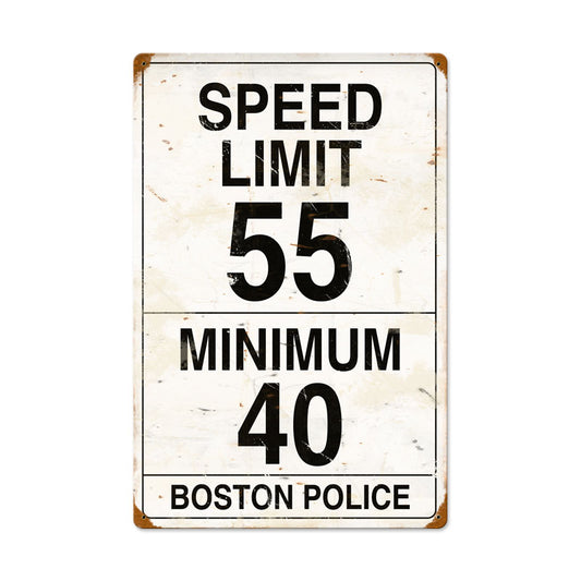 Speed Limit 55 Vintage Sign
