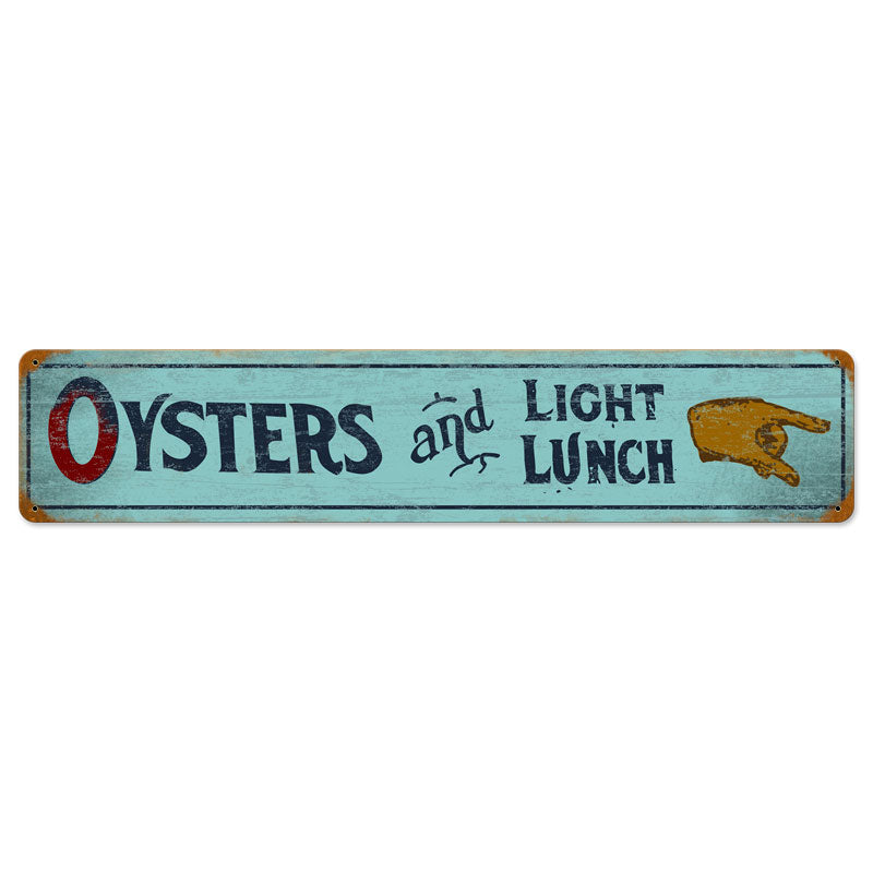 Oyster Lunch Vintage Sign