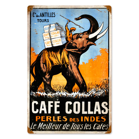 Cafe Collas Vintage Sign