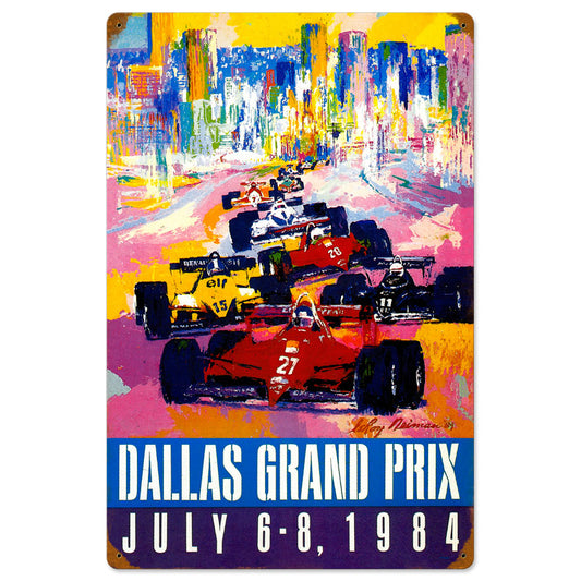 Dallas Grand Prix Vintage Sign