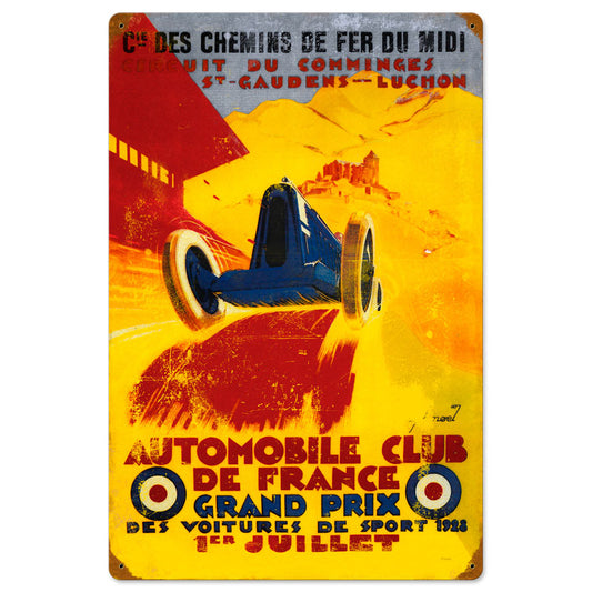 France Grand Prix Vintage Sign