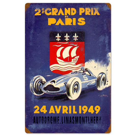Paris Grand Prix Vintage Sign