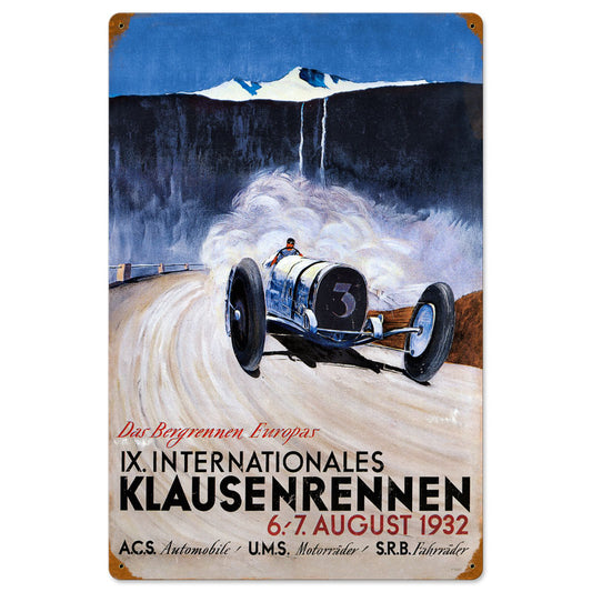 Klausenrennen Vintage Sign