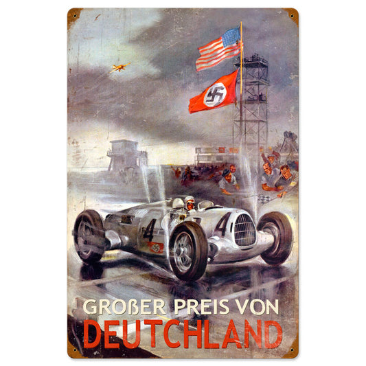 German Grand Prix Vintage Sign