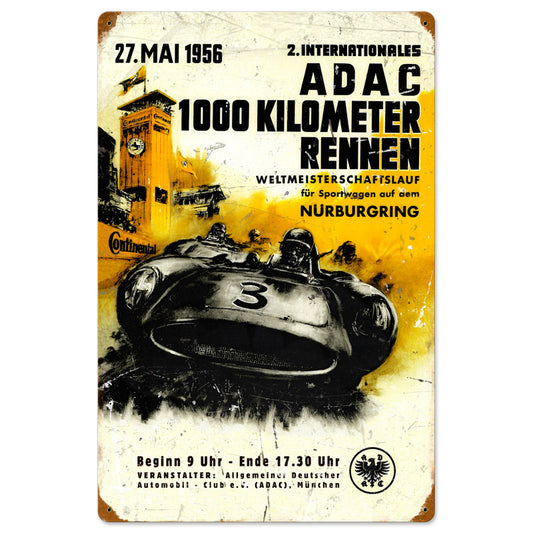 Adac Vintage Sign