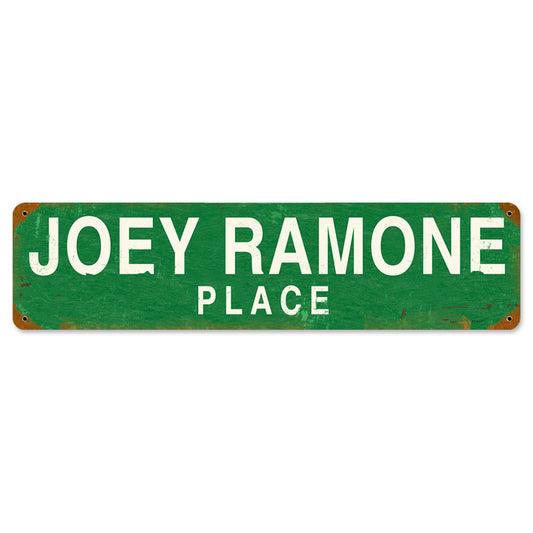 Joey Ramone Place Vintage Sign
