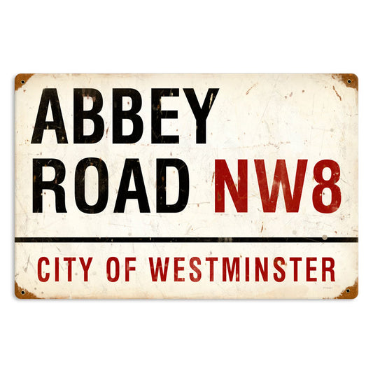 Abbey Road Vintage Sign