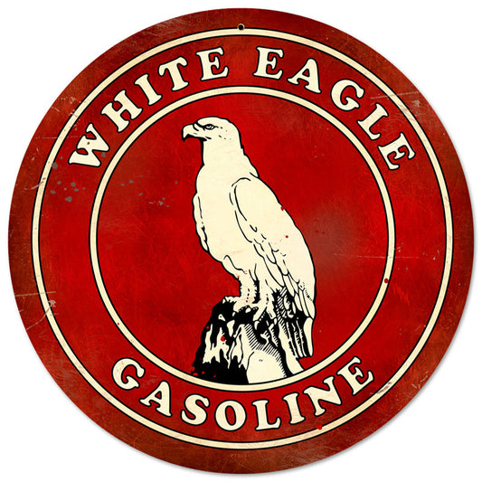 White Eagle Gasoline Vintage Sign