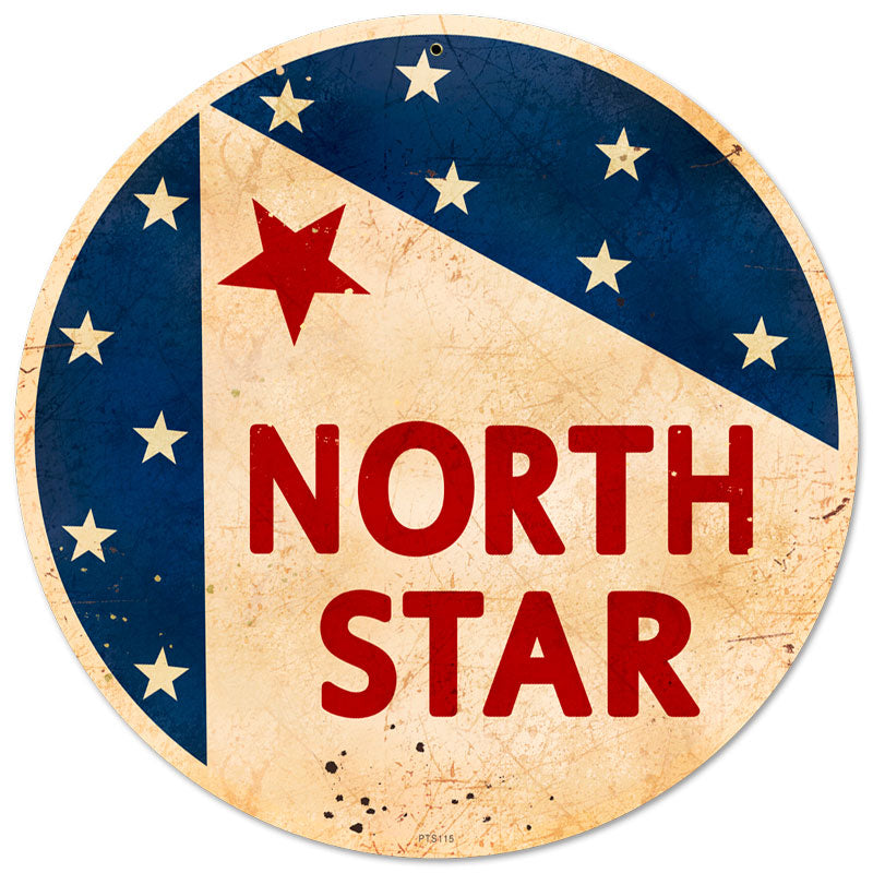 North Star Gasoline Vintage Sign