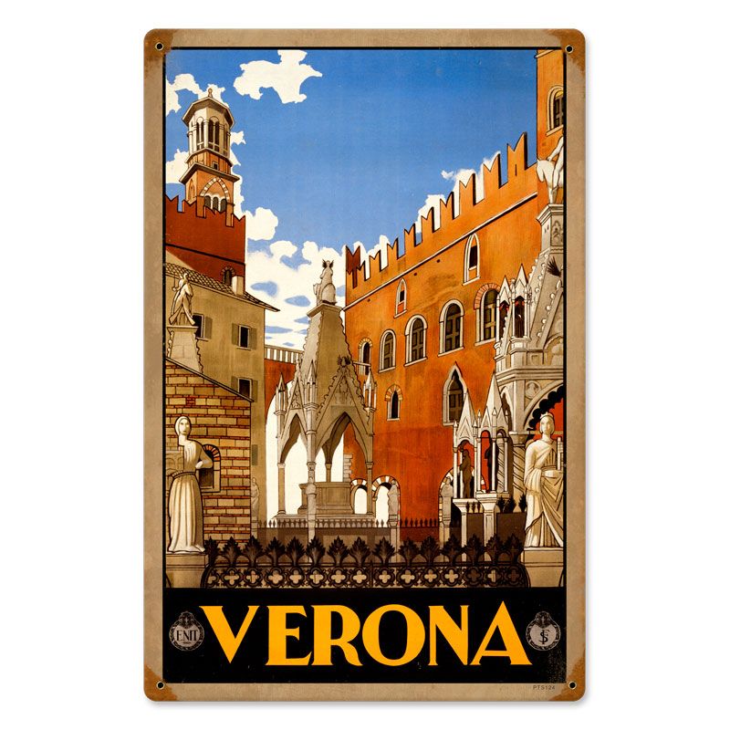 Verona Travel Vintage Sign