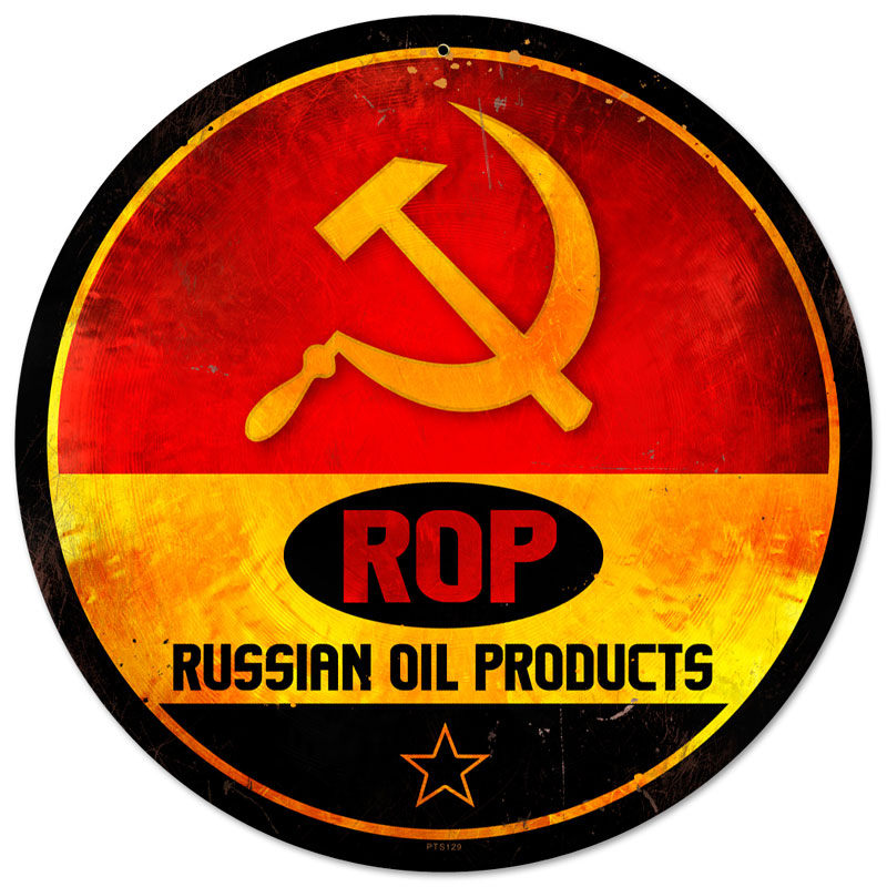 Rop Gasoline Vintage Sign