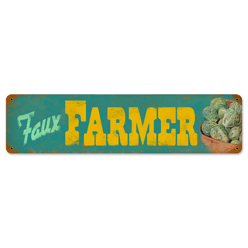 Faux Farmers Vintage Sign