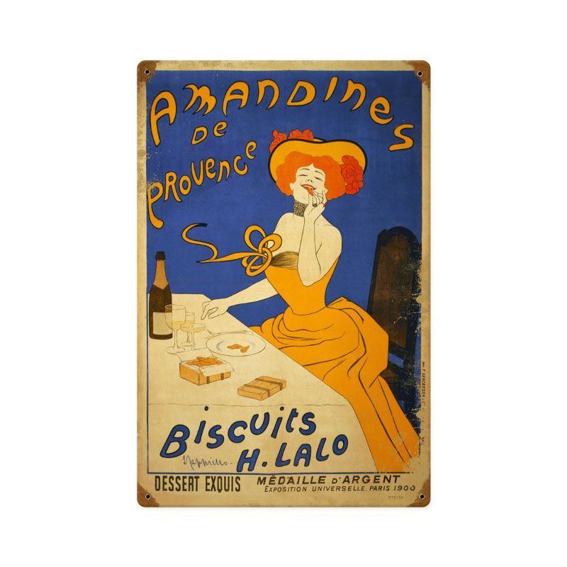 Amandines Biscuits Vintage Sign