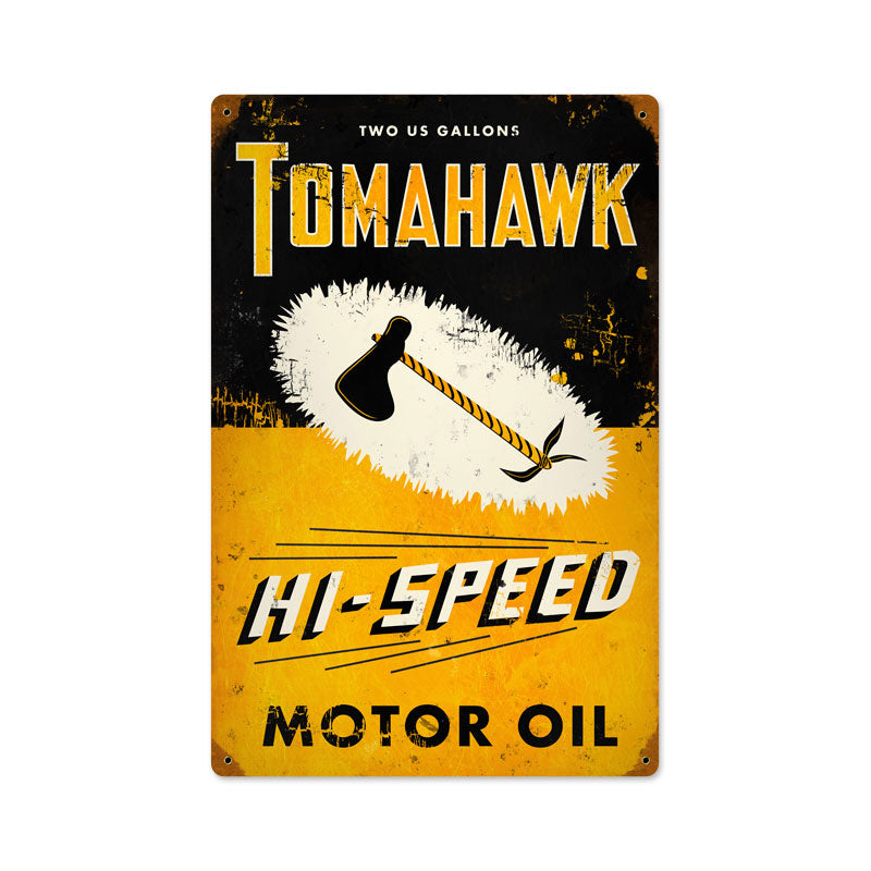 Tomahawk Vintage Sign