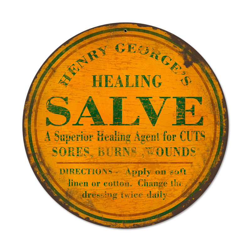 Healing Salve Vintage Sign