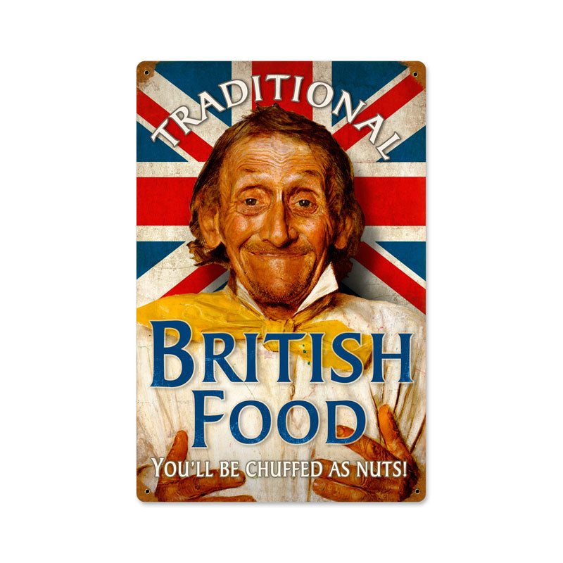 British Food Vintage Sign