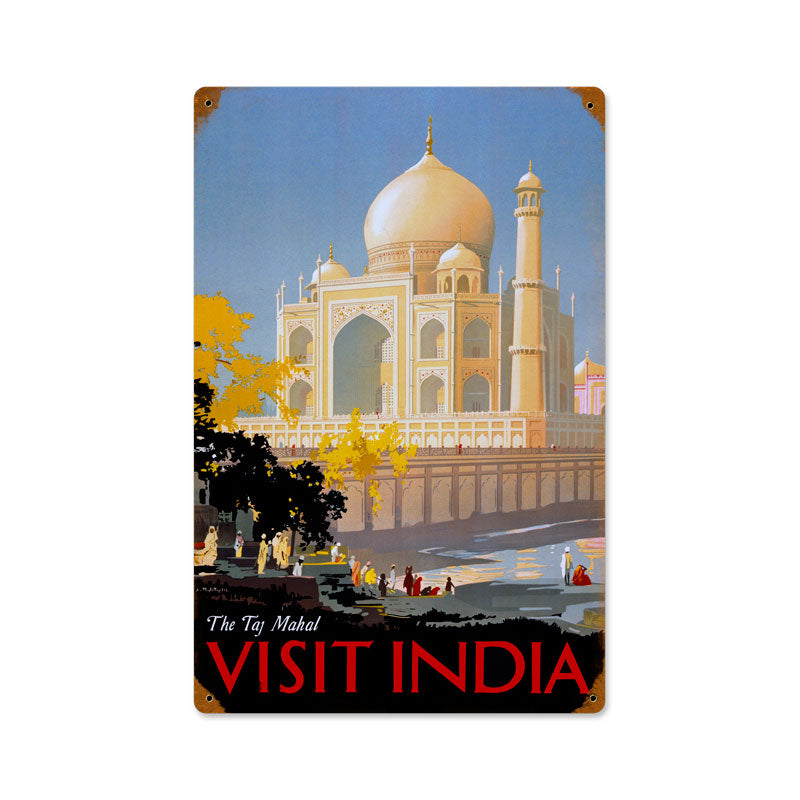 Taj Mahal Vintage Sign