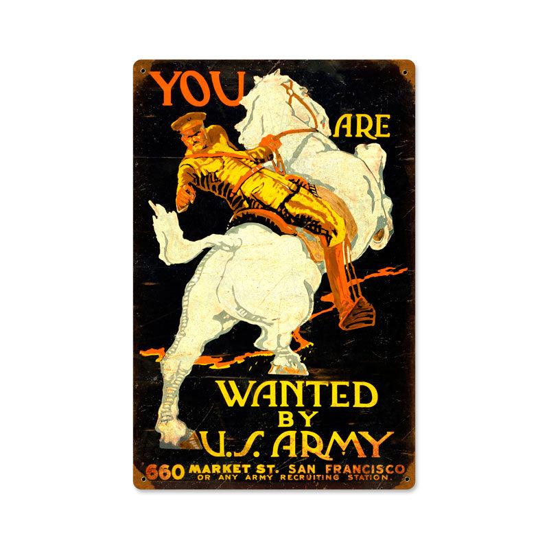 Wthorse Usarmy Vintage Sign