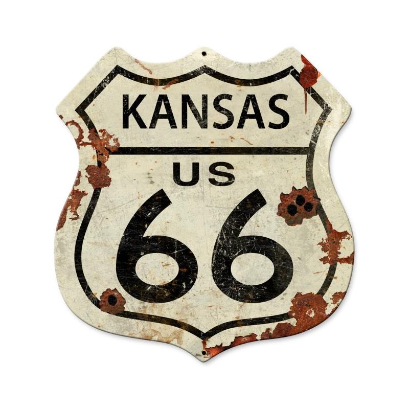 Kansas US Route 66 Vintage Sign