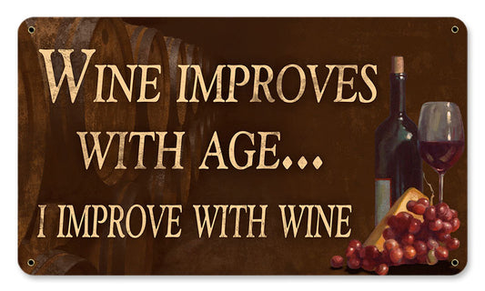 Improve Wine Vintage Sign