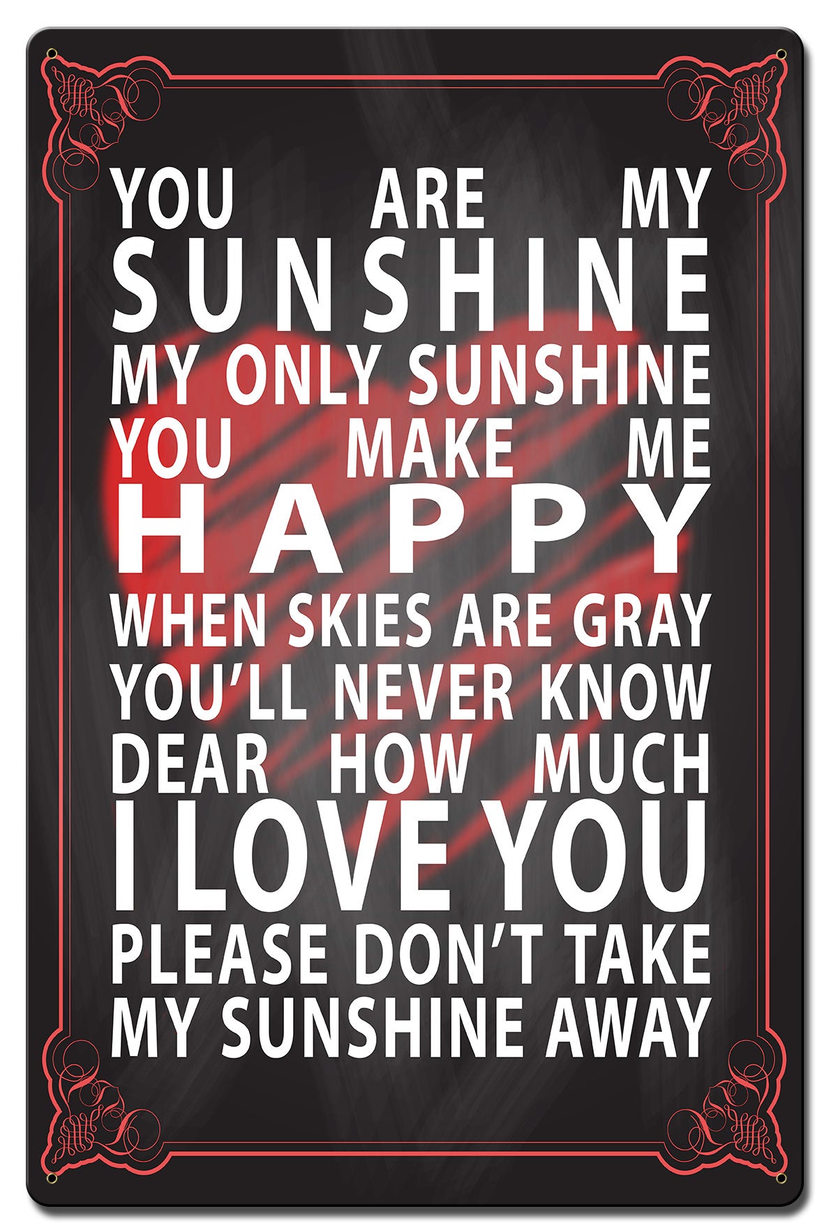 You Are My Sunshine Vintage Sign