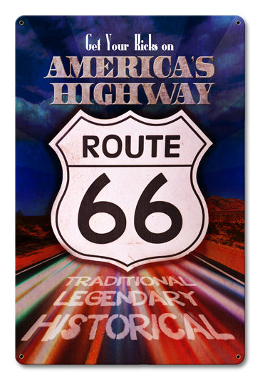 America's Highway Vintage Sign