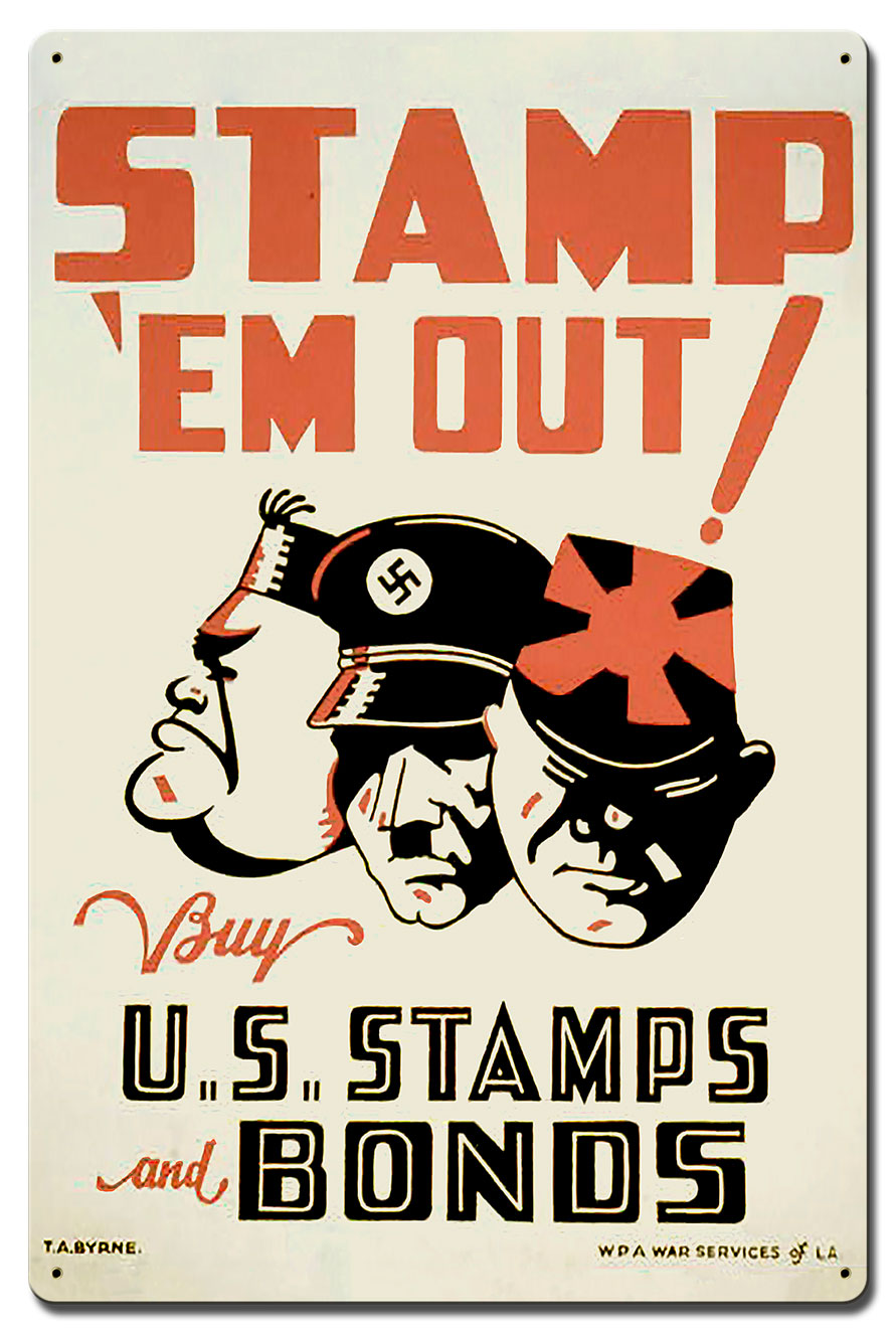 Stamp 'Em Out Vintage Sign