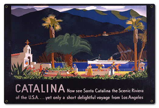 Catalina Now See Catalina Vintage Sign