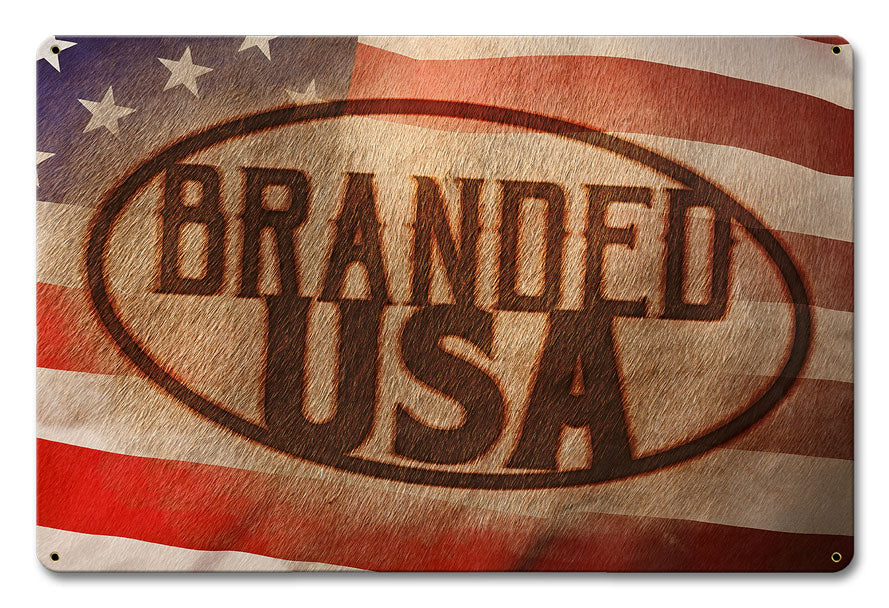 Branded USA Vintage Sign