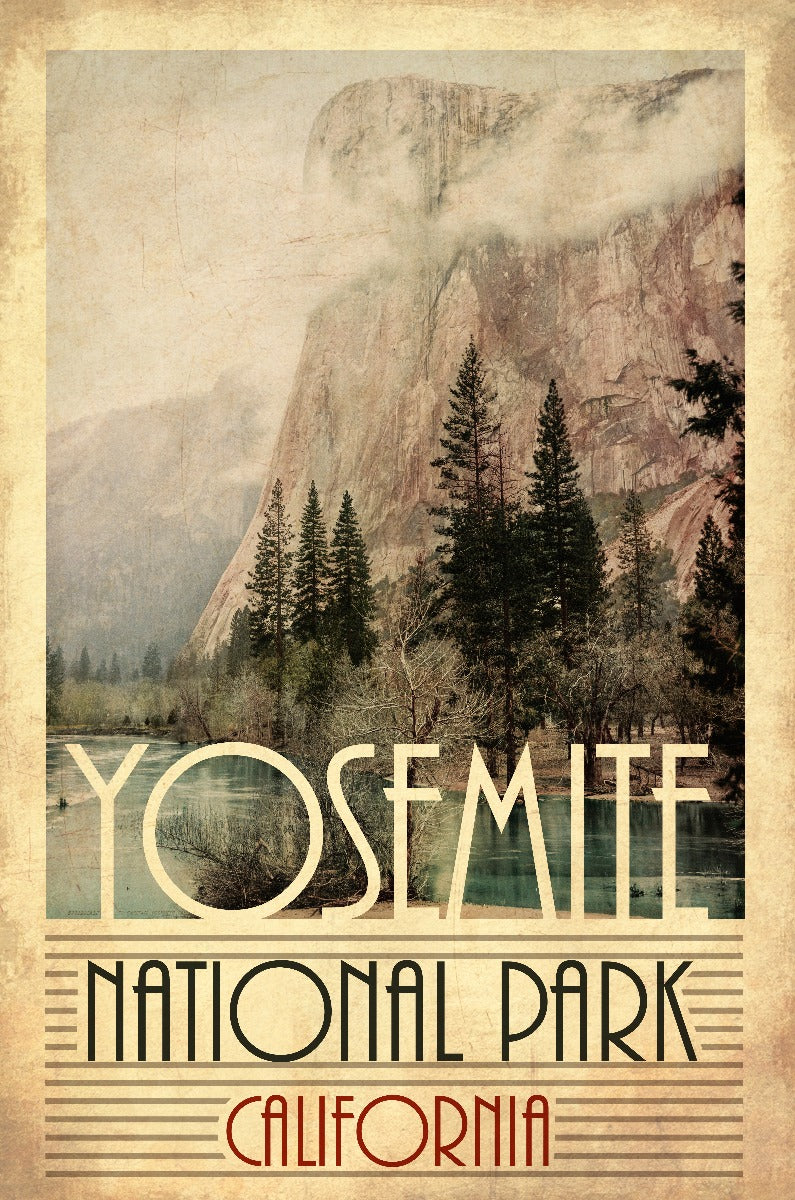 Yosemite National Park Vintage Sign