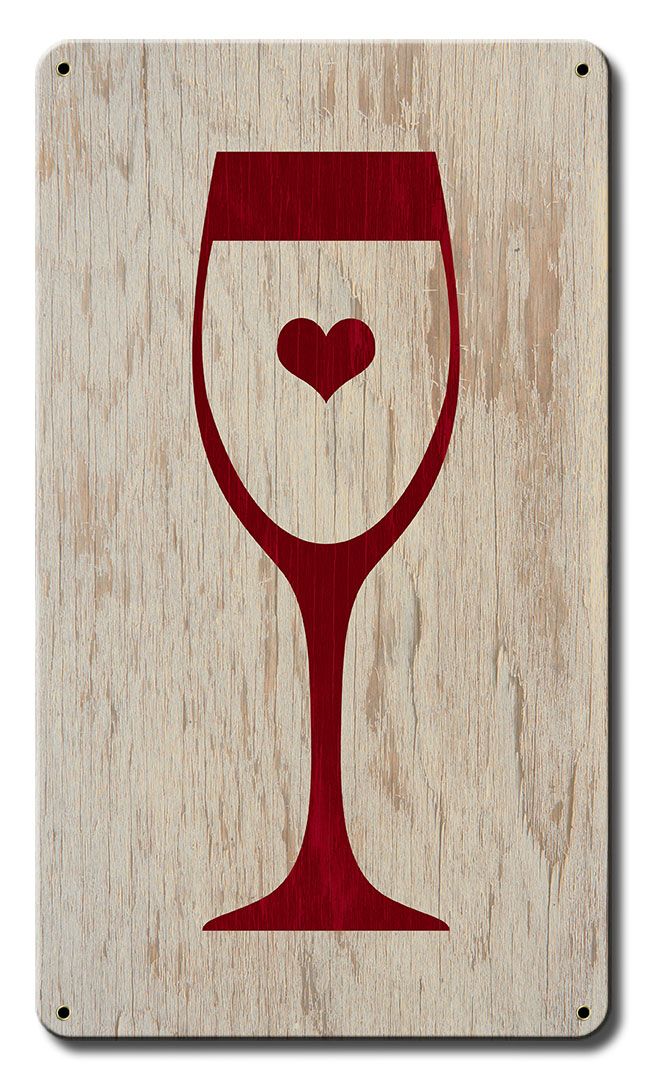 White Wine Vintage Sign