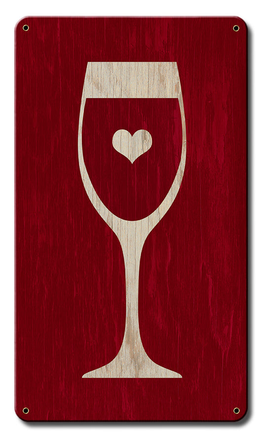 Red Wine Vintage Sign