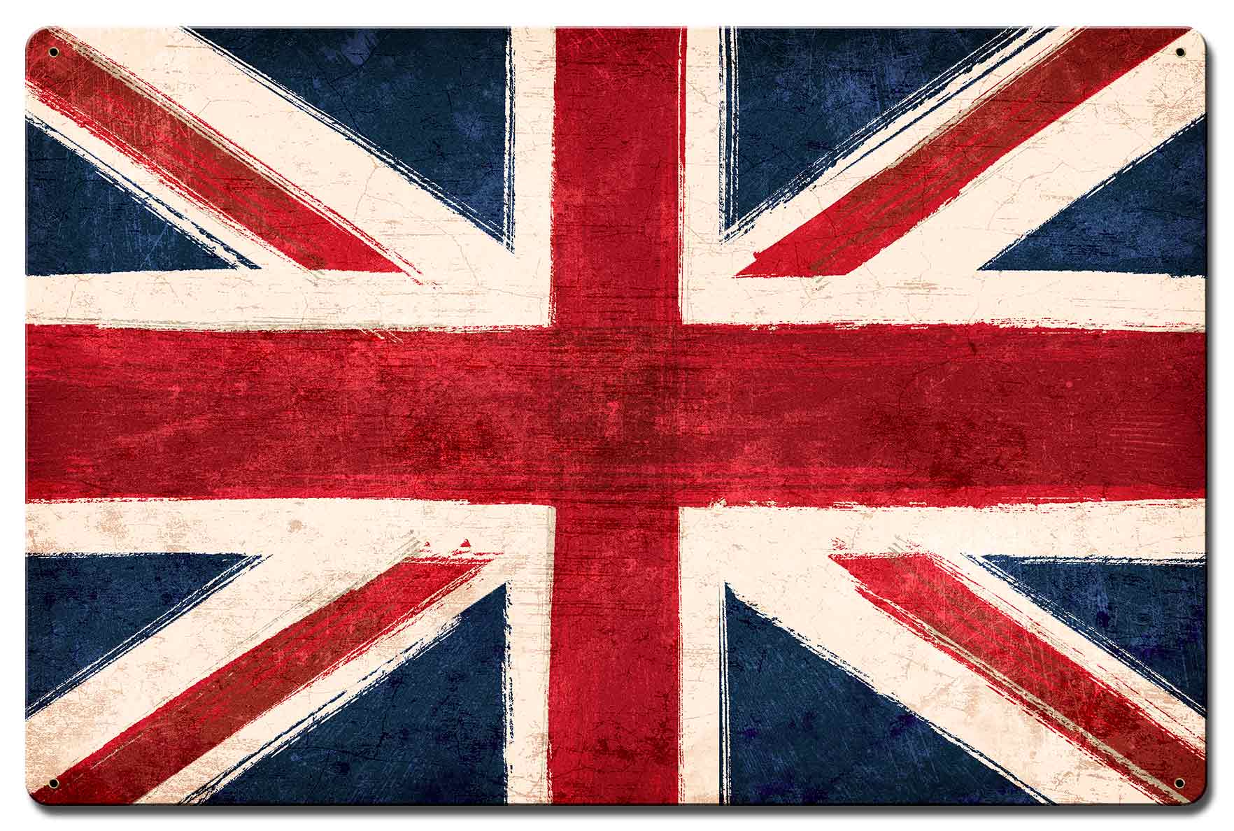 United Kingdom Union Jack Flag Vintage Sign