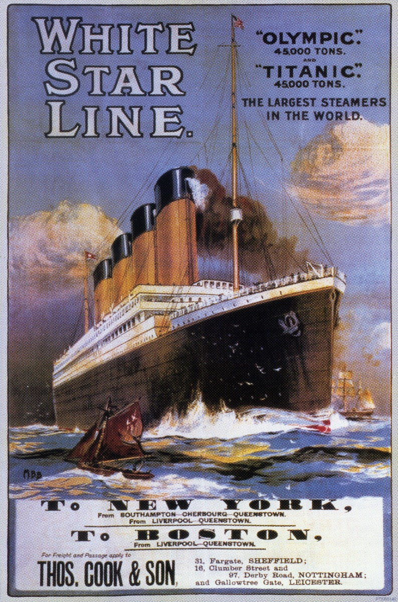 Titanic Vintage Sign