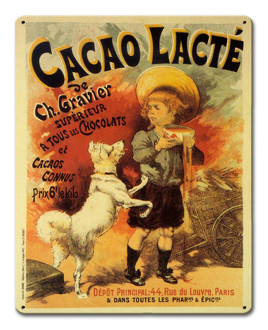 Cacao Lacte Vintage Sign