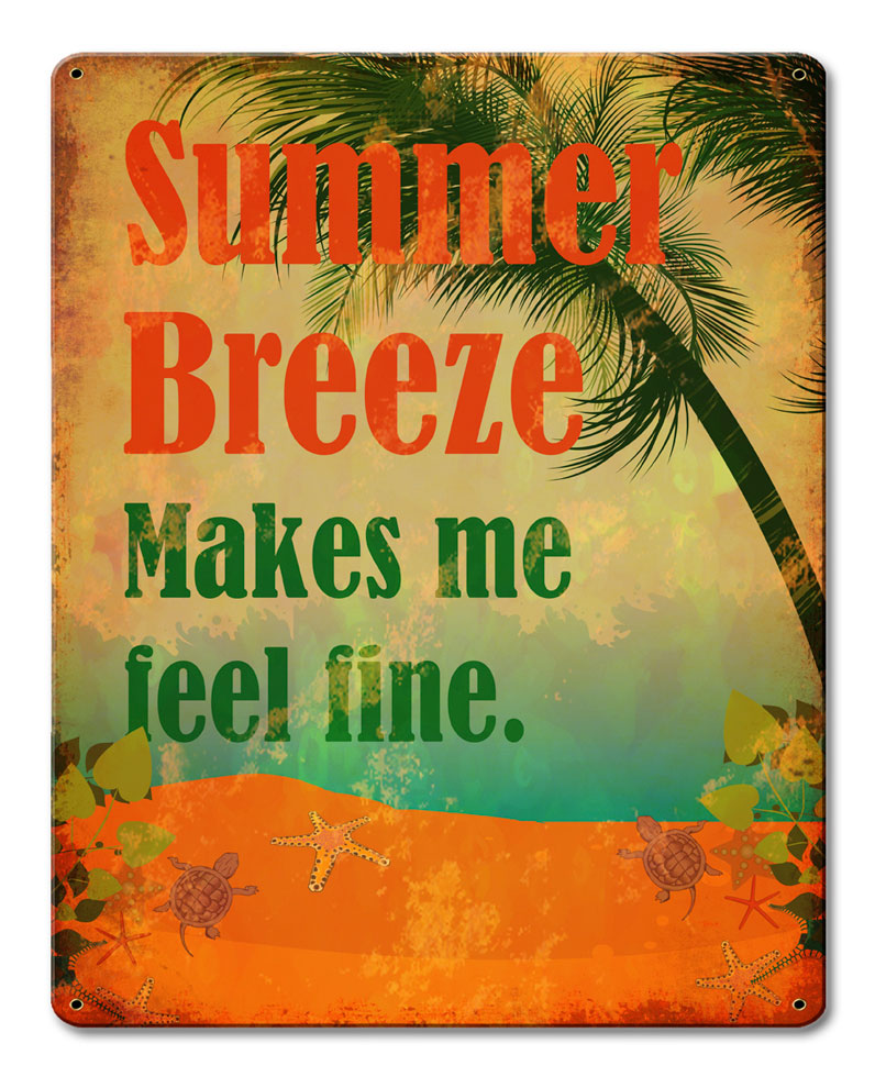 Summer Breeze Vintage Sign
