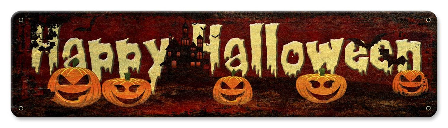 Happy Halloween Vintage Sign