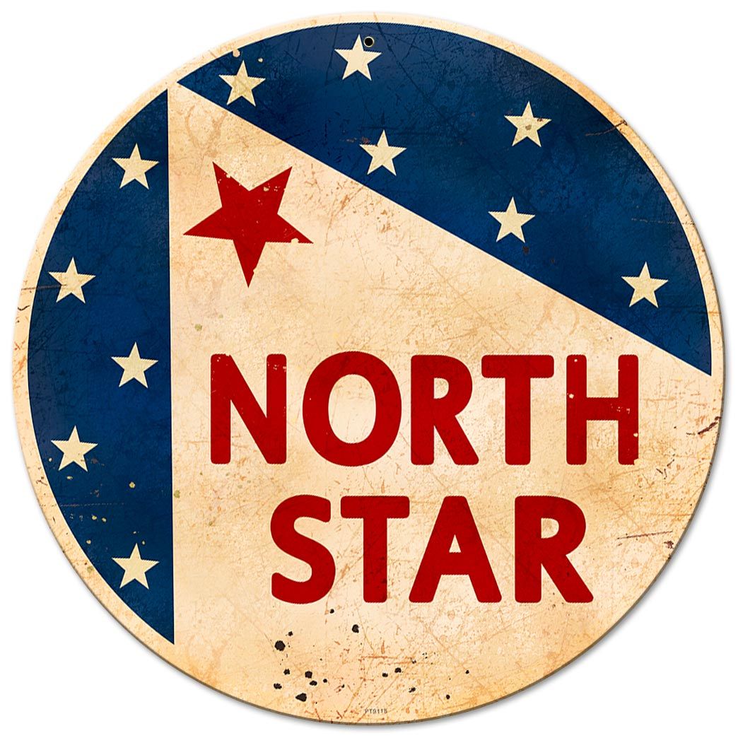 NORTH STAR GASOLINE Vintage Sign