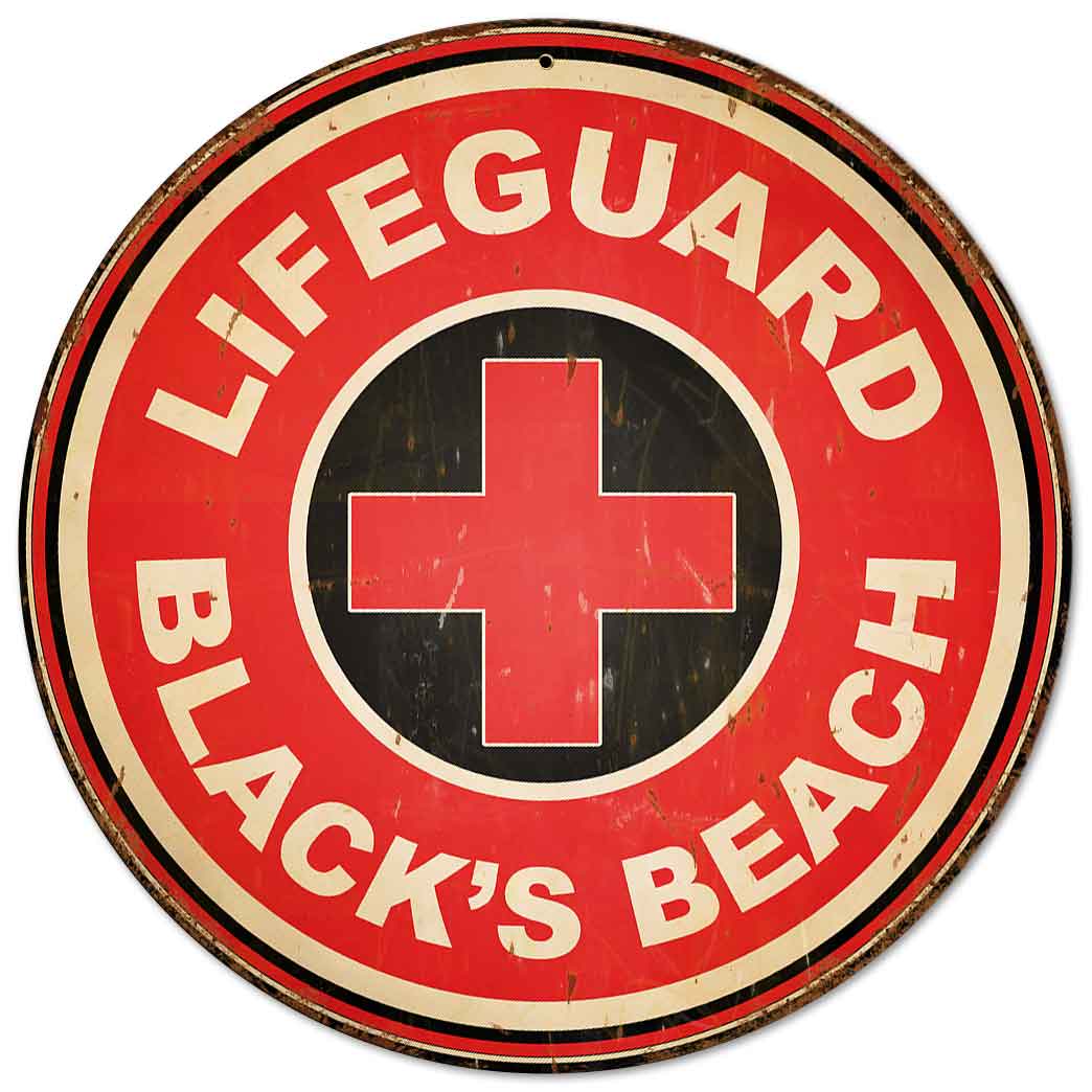 Lifeguard Blacks Beach Vintage