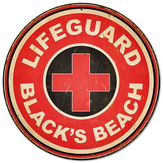 Lifeguard Blacks Beach Vintage