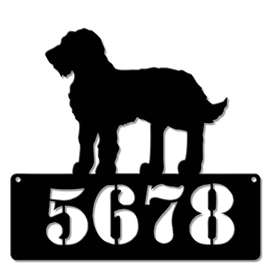 Goldendoodle Address  Sign - Personalized