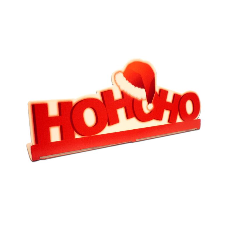 Ho Ho Ho Topper Vintage Sign