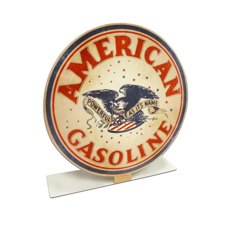 American Gasoline Topper Vintage Sign