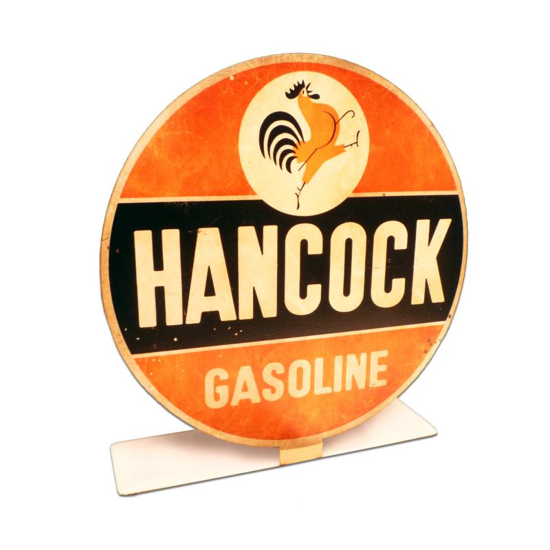 Hancock Gas Topper Vintage Sign