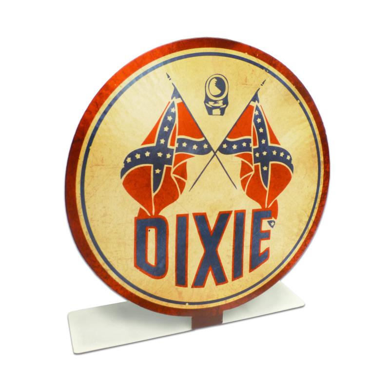 Dixie Gas Topper Vintage Sign