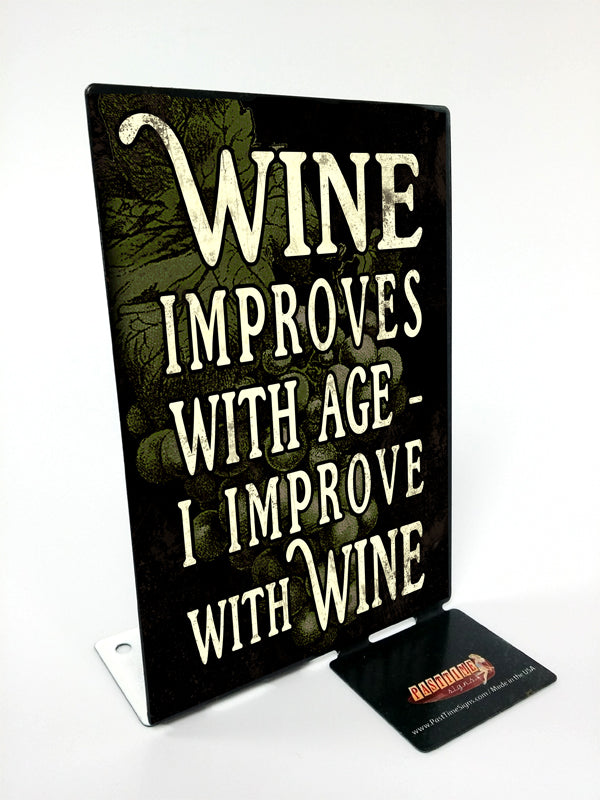 Improve Wine Vintage Sign